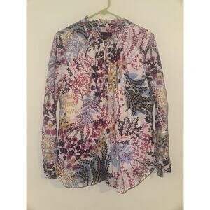 Talbots Floral Blouse